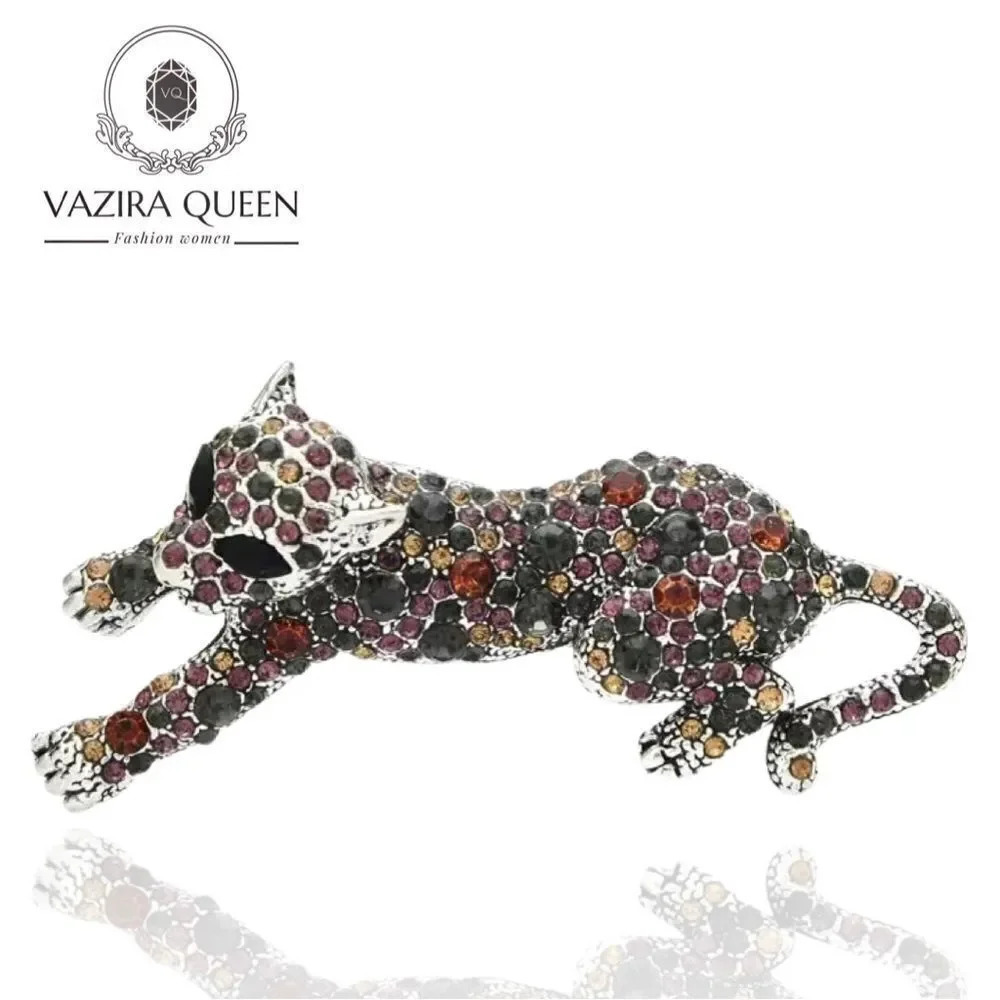 VQ Leopard Brooch